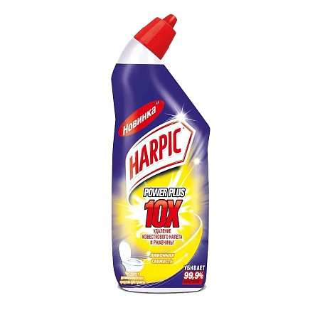 Harpic Power Plus Средство для сантехники Лимонная Свежесть, 450мл