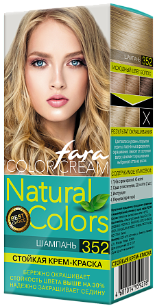 Fara Natural Colors Краска для волос 352 Шампань (15шт в, кор)