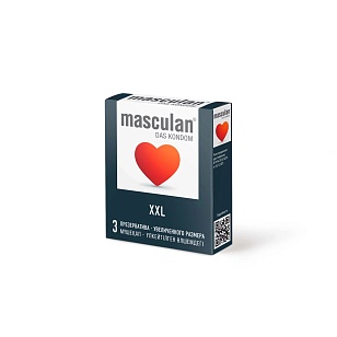 Masculan Презервативы Классик4 XXL 3шт (розовые)