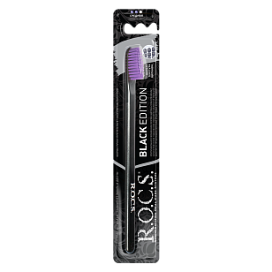 R.O.C.S. Зубная щетка Black Edition Classic, средняя
