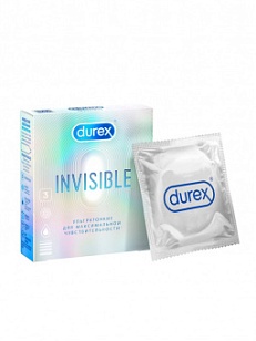 Durex Invisible Презервативы ультратонкие, 3шт