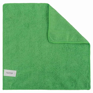 Textop Салфетка из микрофибры зеленая 29х29см 6*50 шт /300