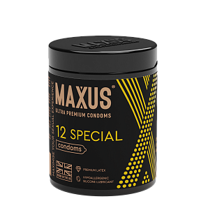MAXUS Презервативы Special точечно-ребристые 12шт