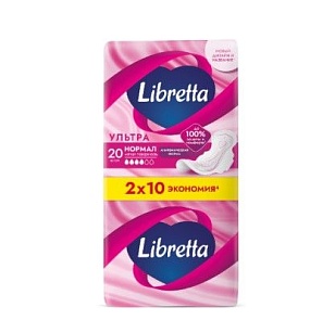 Libretta Ultra Normal Гигиенические прокладки 20шт
