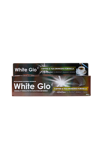 WHITE GLO Зубная паста отбеливающая Coffee&Tea 100г