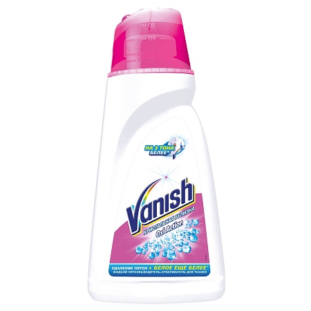 Vanish Oxi Action Отбеливатель жидкий Кристальная белизна 1л (12шт в, кор)