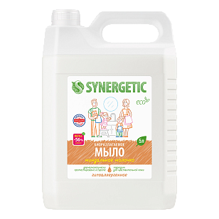 SYNERGETIC Жидкое мыло Миндальное молочко 5л
