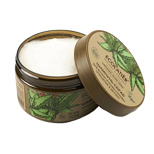 Ecolatier Green Organic Aloe Vera Шампунь-скраб для волос и кожи головы Очищение и детокс, 300г