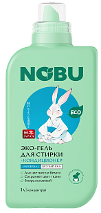 Nobu Жидкое средство для стирки с кондиционером Universal гель 1л