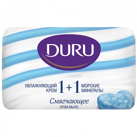 DURU 1+1 Крем-мыло Морские минералы 80г (72шт в, кор)