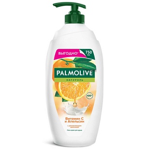 Palmolive Натурэль Гель д/душа Витамин С и Апельсин 750мл