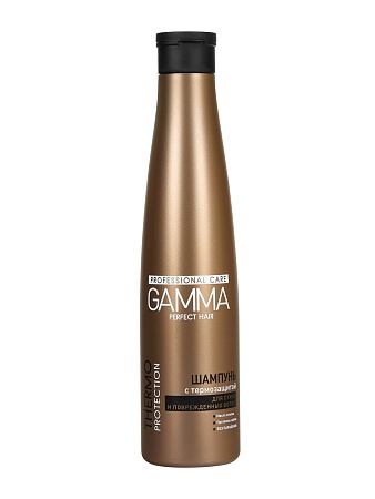 Свобода GAMMA Perfect Hair Шампунь Термозащита для сухих и поврежденных волос 350мл (6шт в, кор)