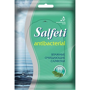 Salfeti Салфетки влажные антибактериальные, 20шт