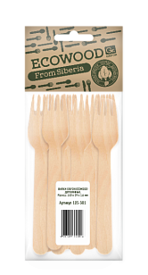 GRIFON Eco Wood Вилки деревянные 160мм, 10шт