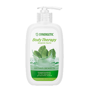 SYNERGETIC Жидкое мыло Body Therapy Мятная свежесть 250мл