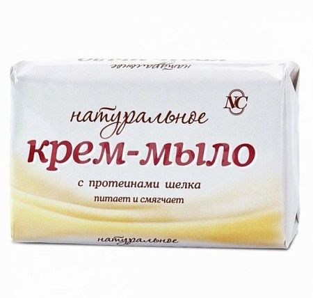 Невская Косметика Туалетное мыло Натуральное/шёлк, 90г