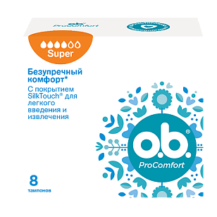 o.b. Тампоны ProComfort Super 8шт