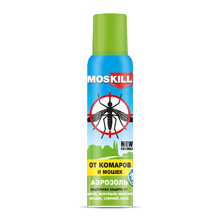 Москилл Аэрозоль от комаров и мошек, 150мл