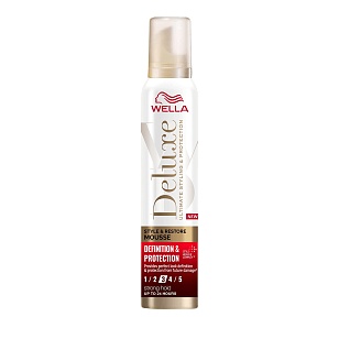 Wella Deluxe Мусс для волос Definition&Schutz Четкость линий и защита СФ 3, 200мл