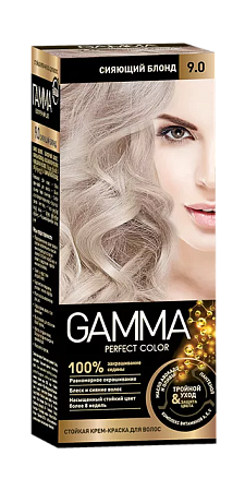 GAMMA PERFECT COLOR Стойкая крем-краска 9.0 Сияющий, блонд