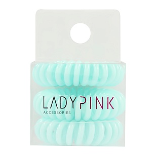 LADY PINK Набор резинок-пружинок SLINKY BOX голубых, 3шт