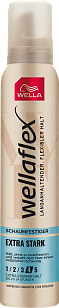 Wella Wellaflex Мусс для волос Extra Stark Сверхсильный ЭСФ 4, 200мл