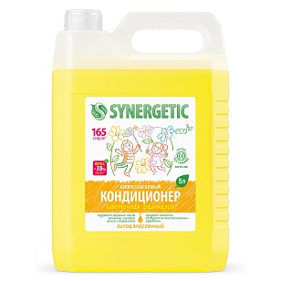 SYNERGETIC Кондиционер-ополаскиватель для белья Цветочная фантазия, 5л