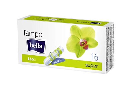 Bella Tampo Super Тампоны без аппликатора, 16шт