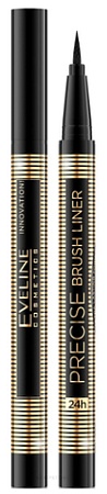 EVELINE Precise Brush Liner Подводка-маркер для глаз ультрастойкая черная, 12мл