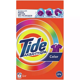 TIDE Стиральный порошок Автомат Color 1кг