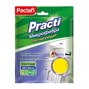 Paclan Салфетка для полировки из микрофибры 30Х30см, 1шт