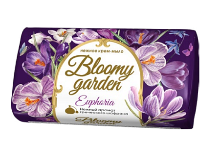 Bloomy garden Крем-мыло твердое Euphoria, 90г