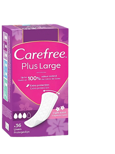 Carefree Прокладки ежедневные Plus Large 36шт
