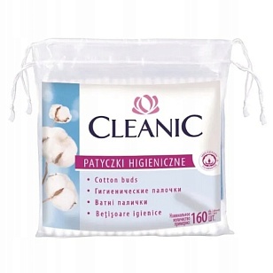 CLEANIC Ватные палочки пакет 160шт