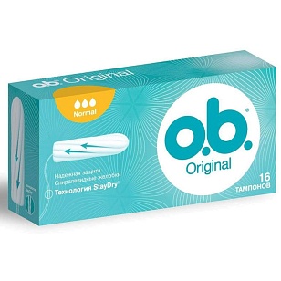 o.b. Тампоны Original Normal, 16шт