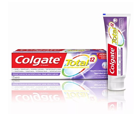 Colgate Зубная паста Total 12 Pro Здоровье десен, 75мл