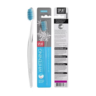 SPLAT Professional Зубная щетка WHITENING, Средняя