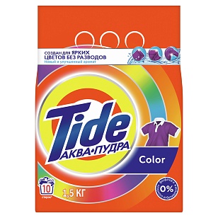 TIDE Стиральный порошок Автомат Color, 1,5кг