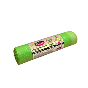 YORK Эко Натурал Мешки для мусора с тесьмой 60л 10шт