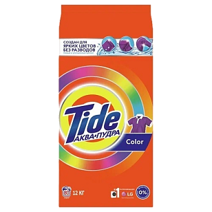 TIDE Стиральный порошок Автомат Color 12кг