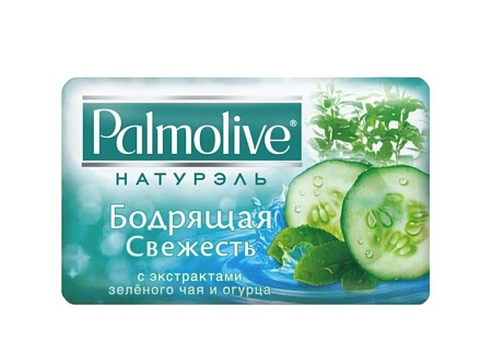 Palmolive Туалетное мыло Бодрящая свежесть (с экстрактом зелёного чая и огурца), 90г