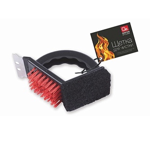 GRIFON Щетка для чистки предметов BBQ из никелированной стали, 6см