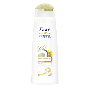 DOVE Шампунь Восстановление Кукурма и кокосовое масло, 250мл