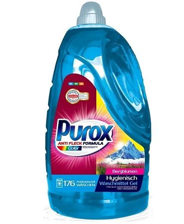 Purox Жидкое средство для стирки цветных вещей Color гель, 5,3л