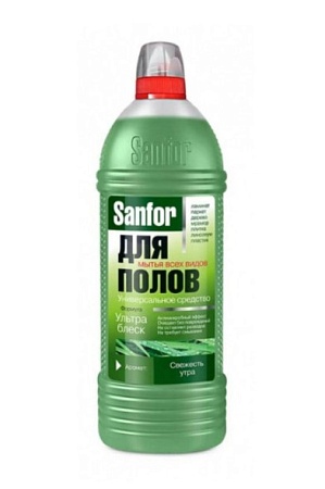 Sanfor Средство для мытья полов Ультра блеск Свежесть утра, 1000мл