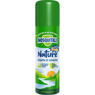 Mosquitall Аэрозоль от комаров Nature 150мл
