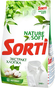 Sorti Стиральный порошок Автомат Экстракт Хлопка, 2400гр
