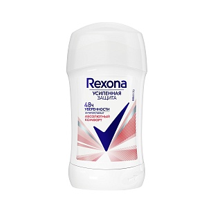 REXONA Део стик Абсолютный комфорт 72ч, 40мл
