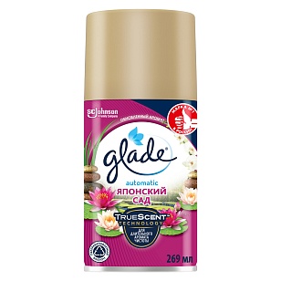 Glade Освежитель воздуха Automatic см.баллон Японский сад 269 мл