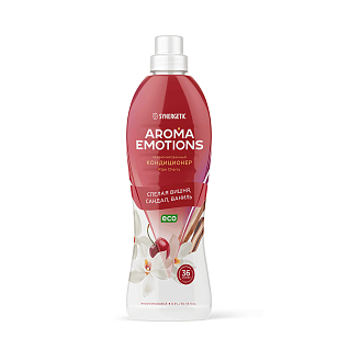SYNERGETIC Кондиционер для белья EMOTIONS Ripe Cherry/Спелая вишня 900мл